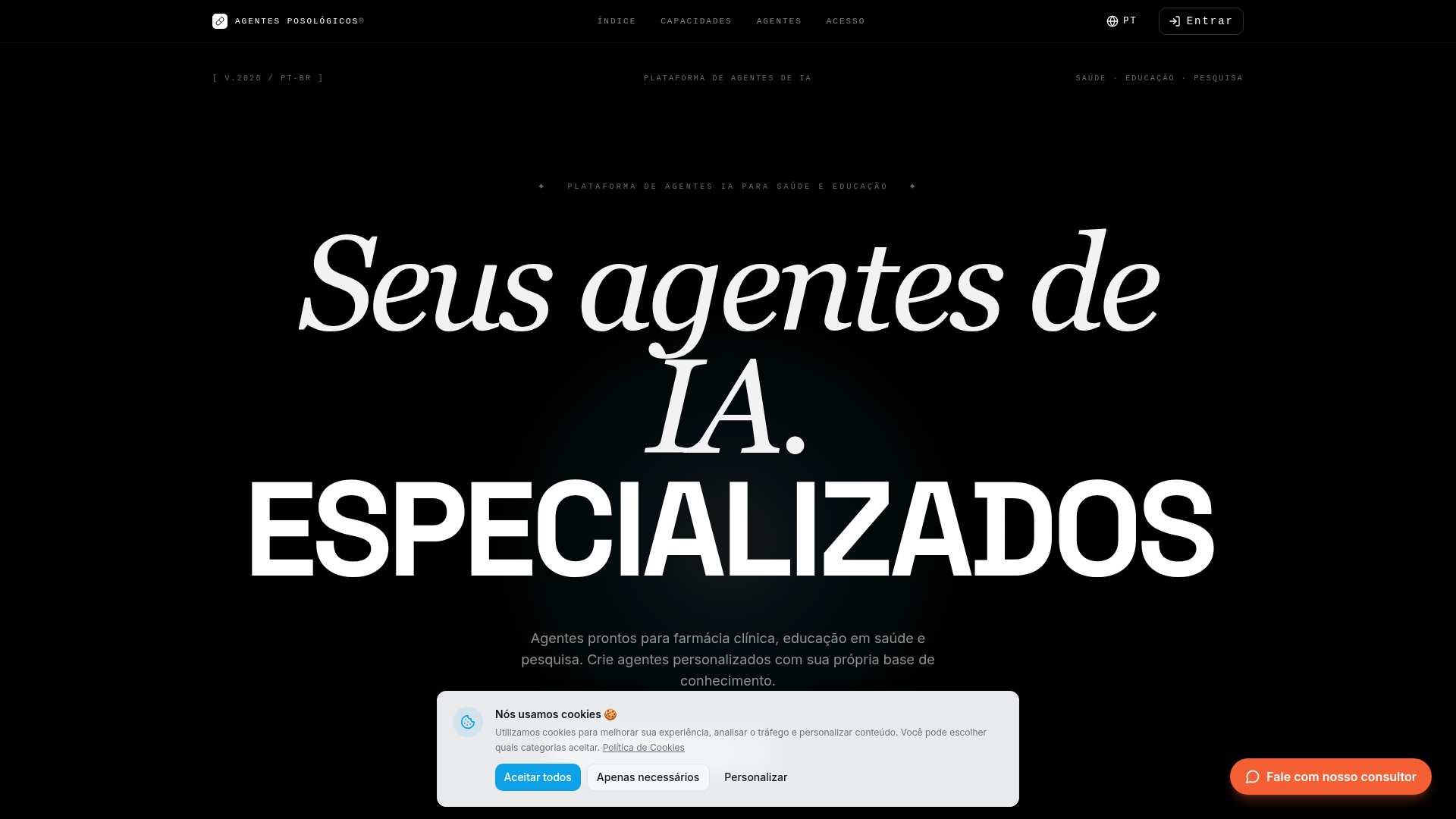 Agentes Posológicos — IA para Saúde e Educação