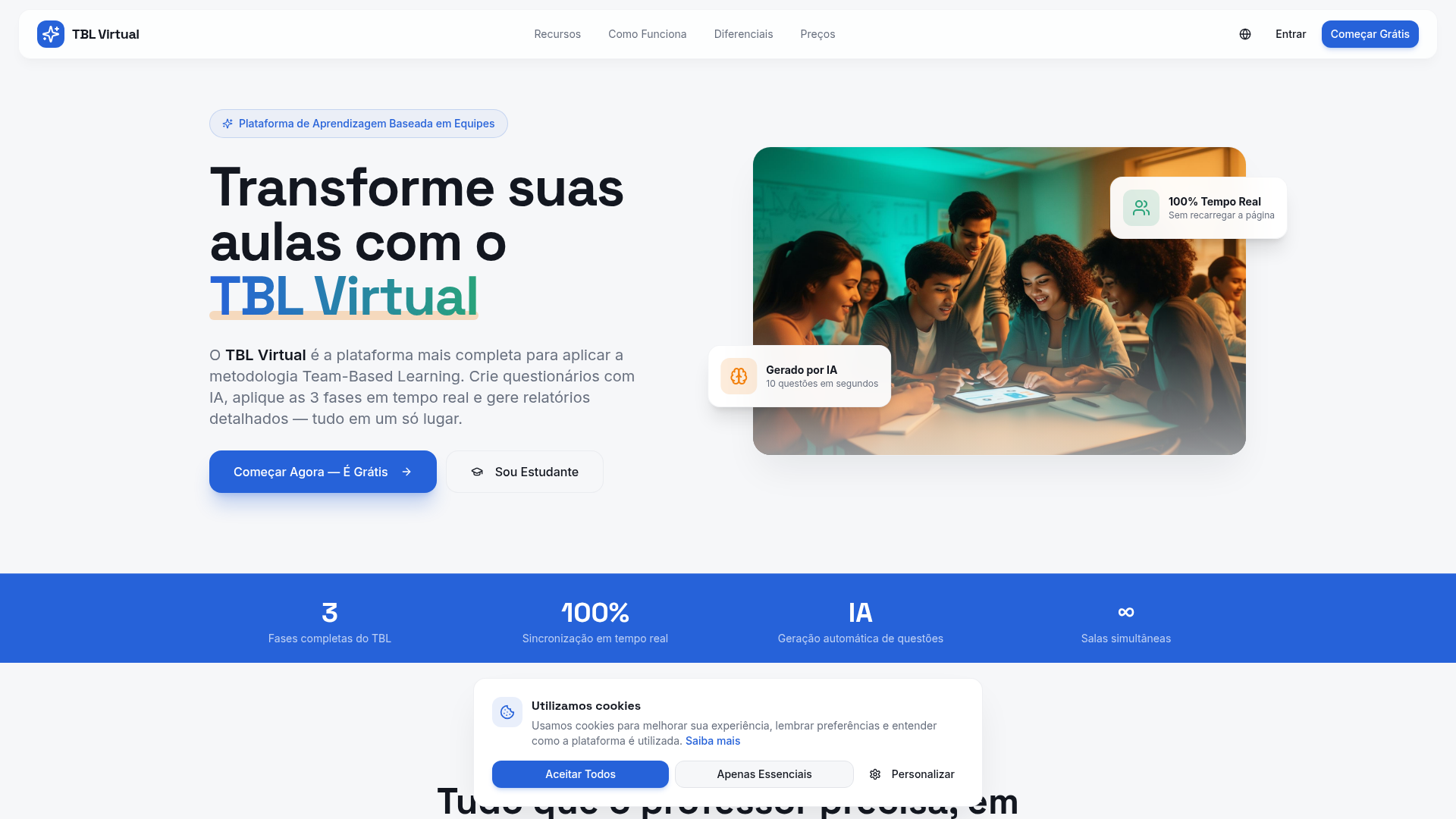 TBL Virtual — Aprendizagem Baseada em Equipes