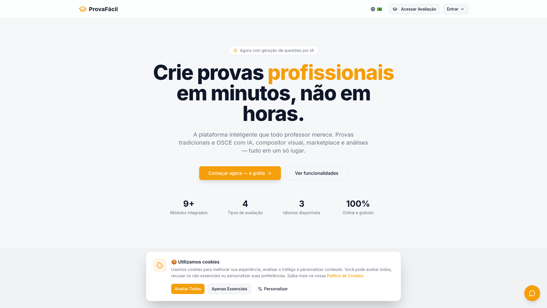 Prova Fácil - Criador de Provas